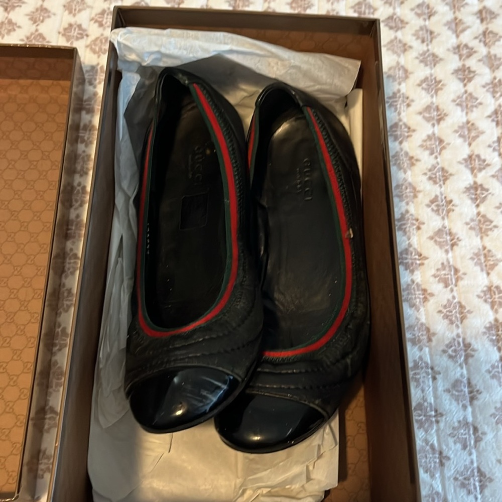 Gucci Nappa Flats
